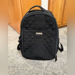 Vera Bradley Black Quilted Diaper Backpack